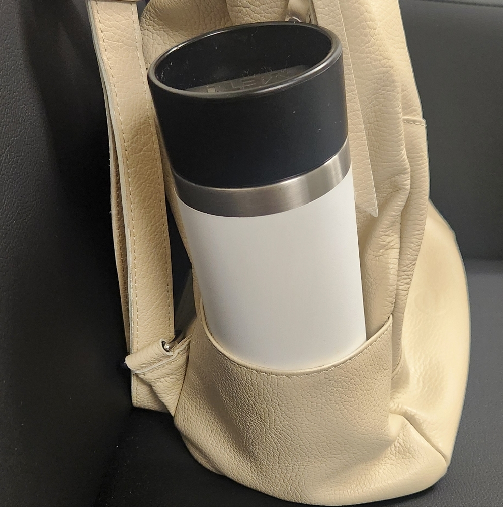 Women's Leather Backpack made in Italy - Picture 6 of 6